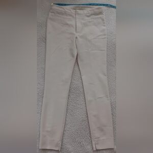 White Elegant trousers with crease size :Small
